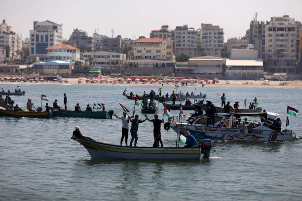 GZA: Protest Against Israeli Blockade In Gaza
