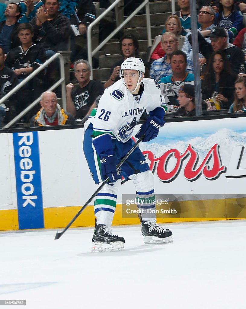 Vancouver Canucks v San Jose Sharks - Game Three