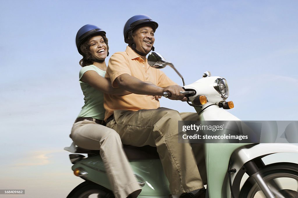 Mature Scooter Couple