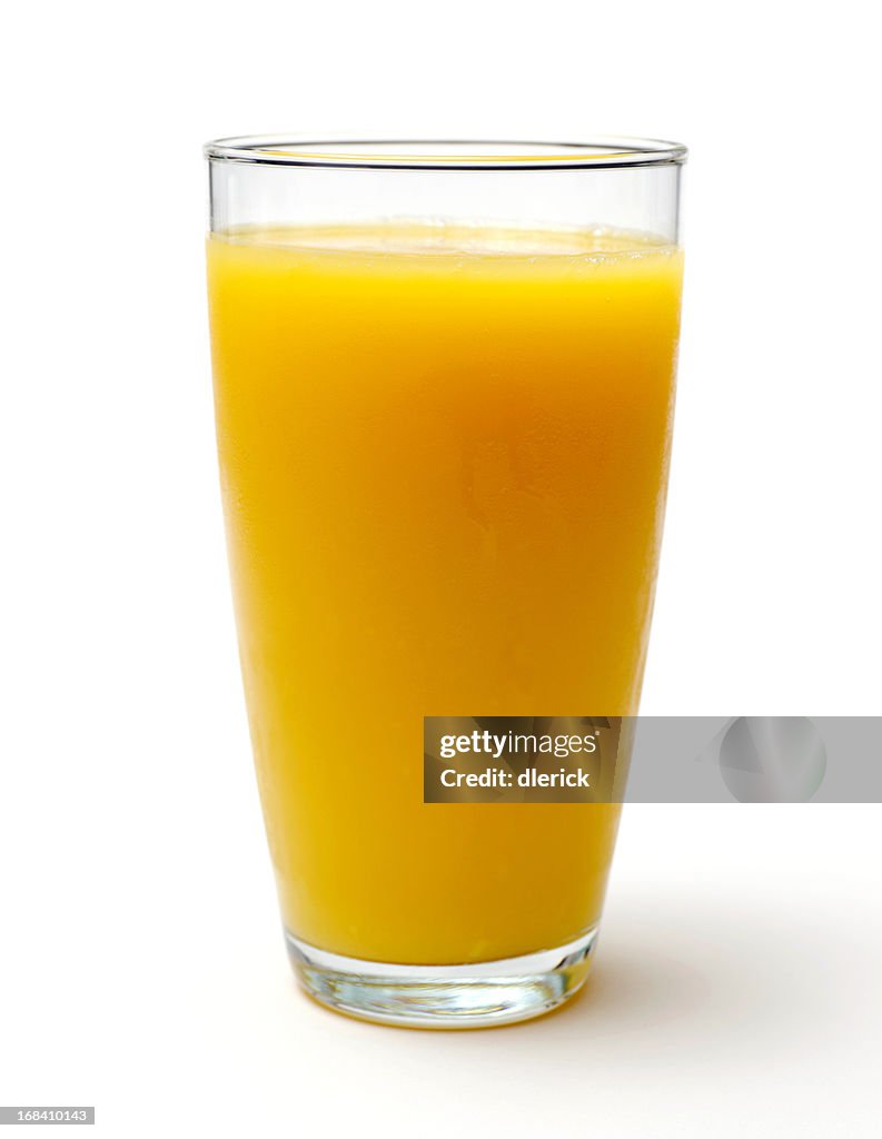 Copo de suco de Laranja