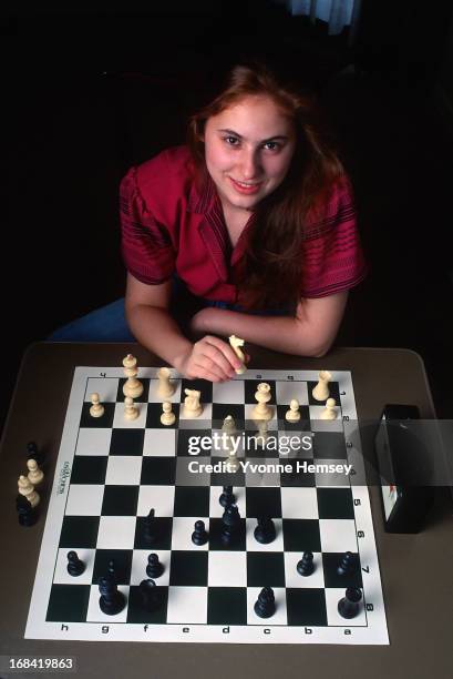 Chess grandmaster Judit Polgar is photographed July 8, 1992 in New York City.