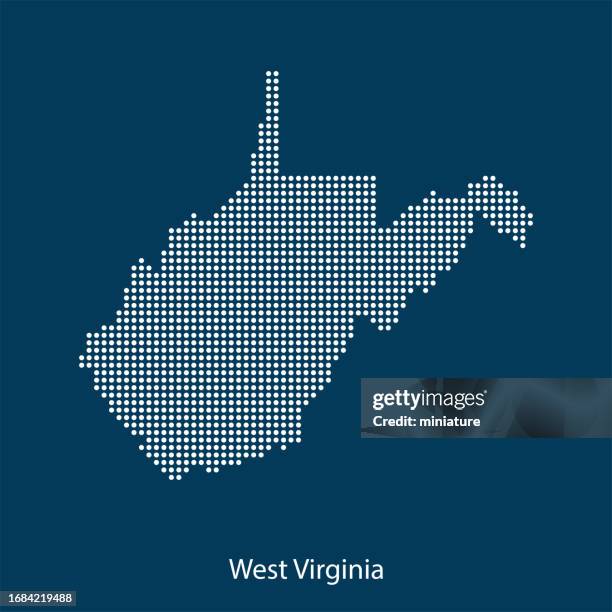 west virginia map - west-virginia-county-map stock illustrations