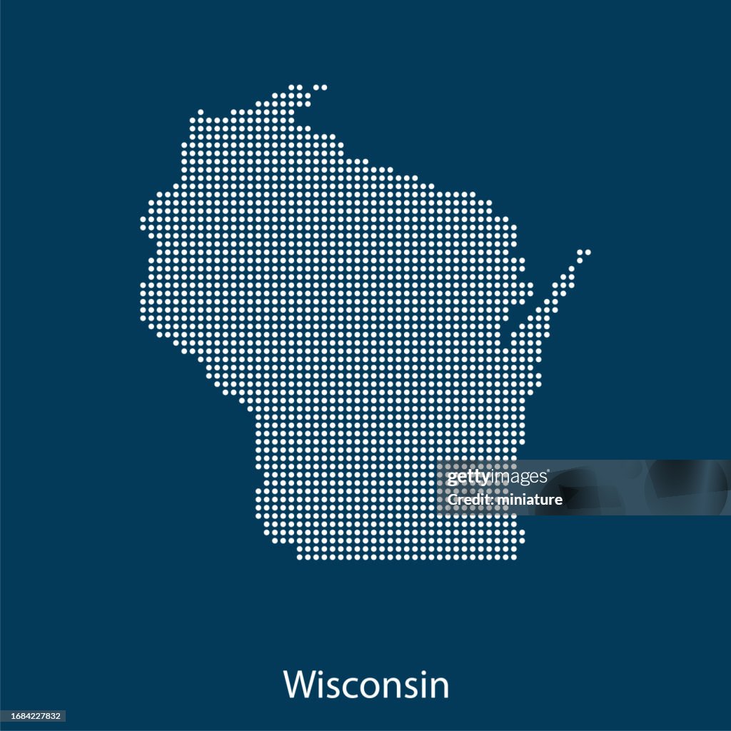 High Resolution Wisconsin Map Wisconsin Map High-Res Vector Graphic - Getty Images