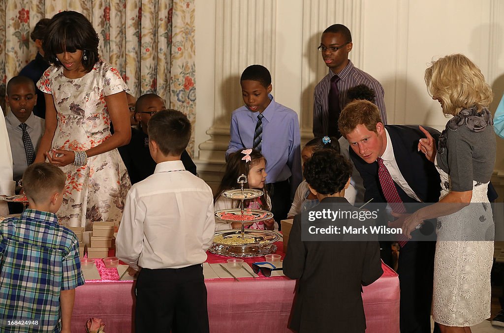 Prince Harry Joins Michelle Obama And Jill Biden Honor Military Mothers At White House