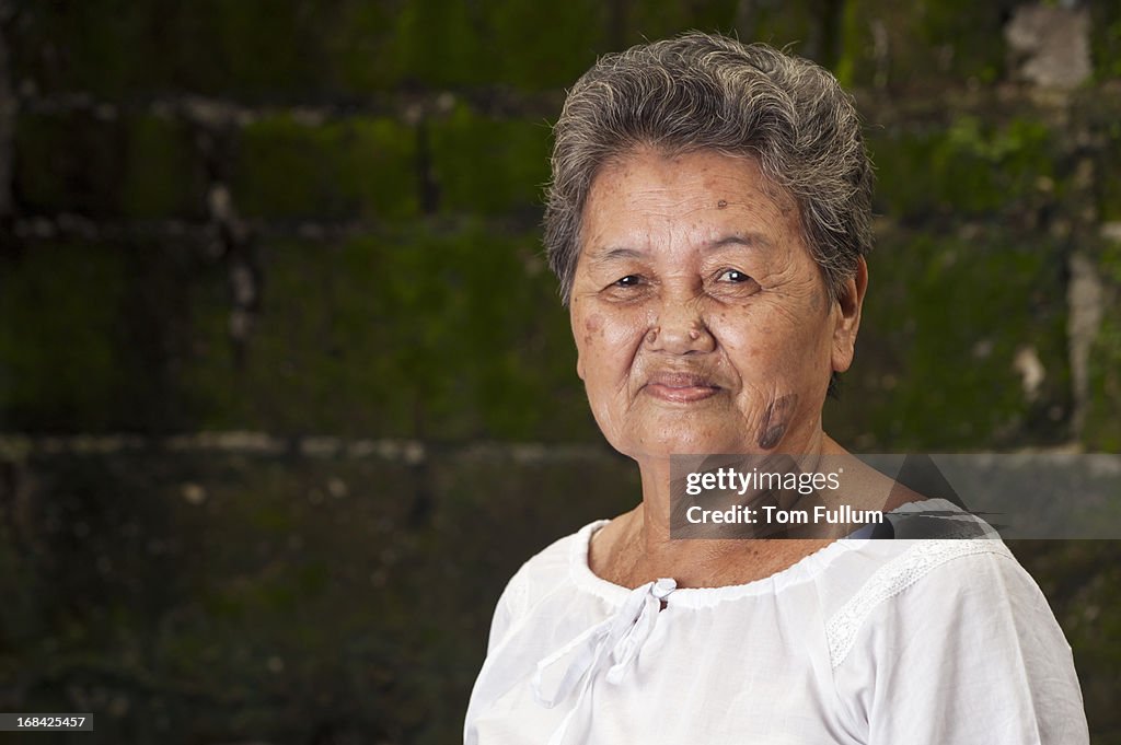 Senior Filipino woman