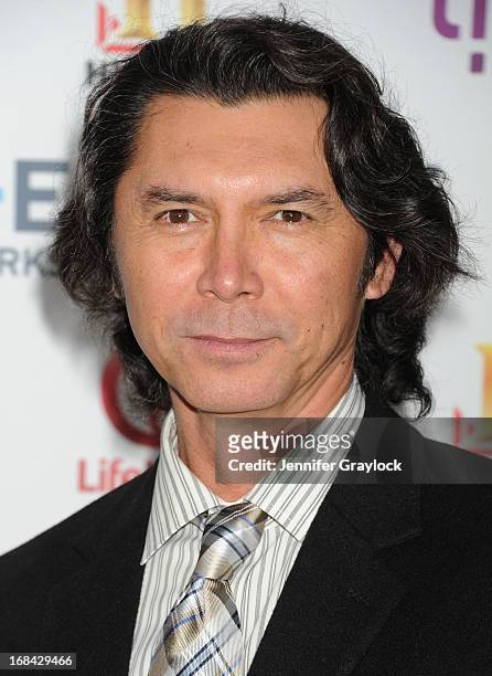 Actor Lou Diamond Phillips attends the A+E Networks 2013 Upfront at Lincoln Center on May 8, 2013 in New York City.