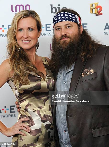 Willie Robertson and Korie Robertson attend the A+E Networks 2013 Upfront at Lincoln Center on May 8, 2013 in New York City.