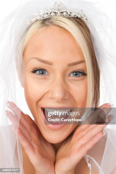 happy bride - bride smiling stock pictures, royalty-free photos & images