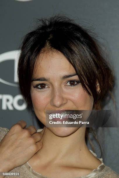 Cristina Brondo attends 'The crazy hole' premiere photocall at Kapital theatre on May 9, 2013 in Madrid, Spain.