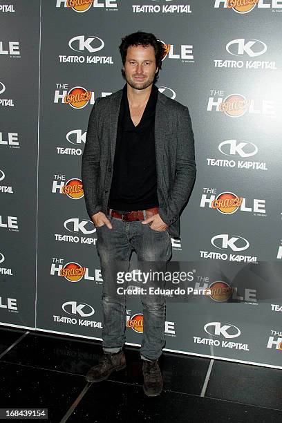 Fernando Andina attends 'The crazy hole' premiere photocall at Kapital theatre on May 9, 2013 in Madrid, Spain.
