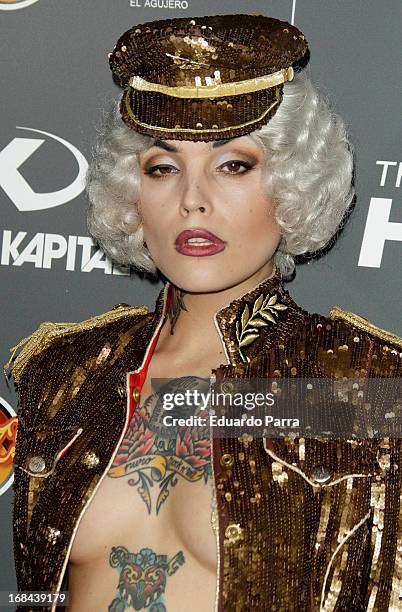 Vinila von Bismark attends 'The crazy hole' premiere photocall at Kapital theatre on May 9, 2013 in Madrid, Spain.