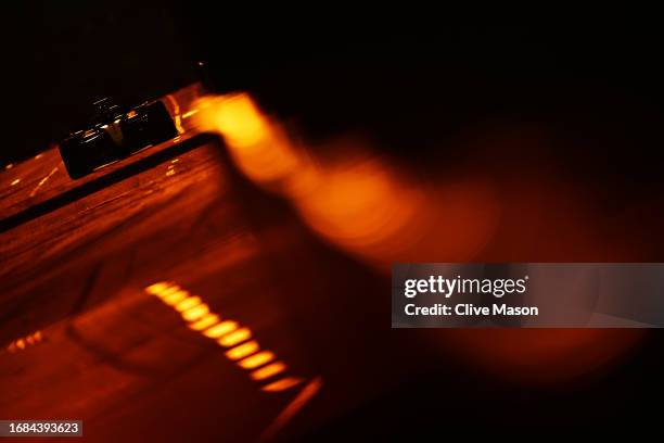 Yuki Tsunoda of Japan driving the Scuderia AlphaTauri AT04 on track during final practice ahead of the F1 Grand Prix of Singapore at Marina Bay...