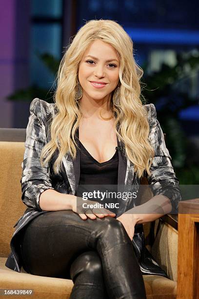 Episode 4458 -- Pictured: Singer Shakira during an interview on May 9, 2013 --