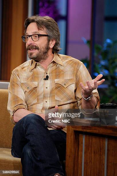Episode 4458 -- Pictured: Comedian Marc Maron during an interview on May 9, 2013 --