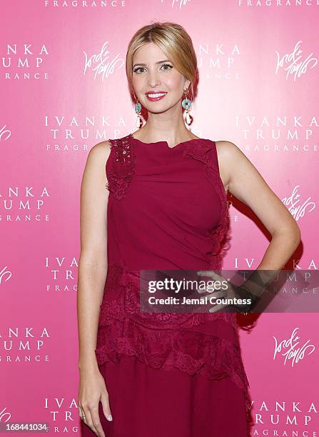 Socialite and entrepreneur Ivanka Trump poses for a photo during the launch of her new fragrance "Ivanka Trump" at Lord & Taylor on May 9, 2013 in...