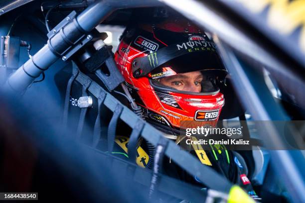 Cameron Waters driver of the Monster Energy Racing Ford Mustang GT during the Penrite Oil Sandown 500, part of the 2023 Supercars Championship Series...