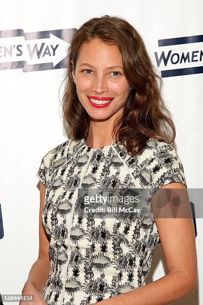 Christy Turlington Burns, recipient of "The Lucretia Mott Award" poses at The 36th Annual WOMEN'S WAY Powerful Voice Awards Dinner at the Sheraton...