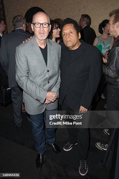 Marshall Crenshaw and Garland Jeffreys attend the 6th Annual WFUV Spring Gala at The Edison Ballroom on May 9, 2013 in New York City.
