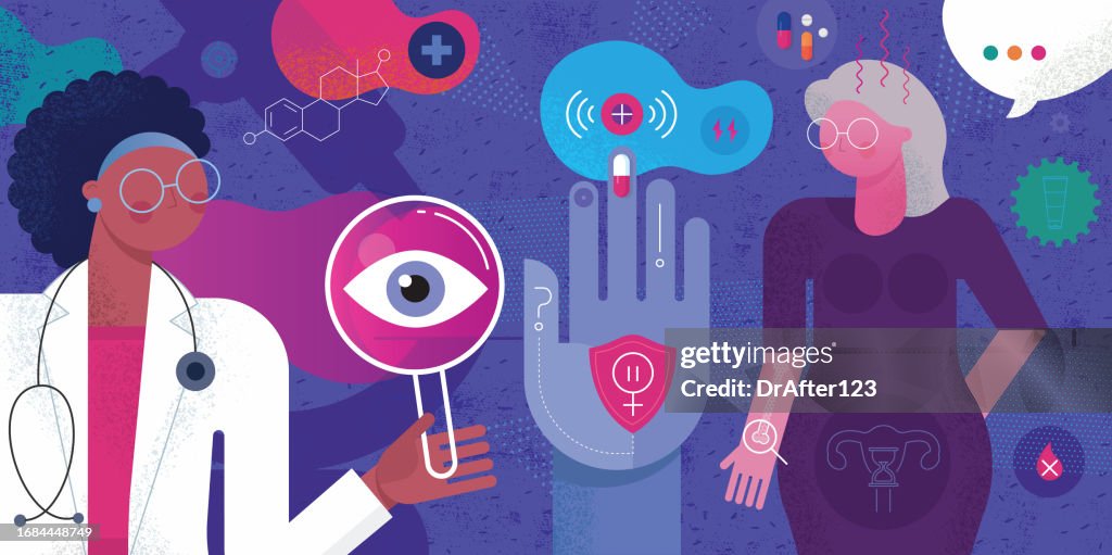 Wechseljahre-Konzept