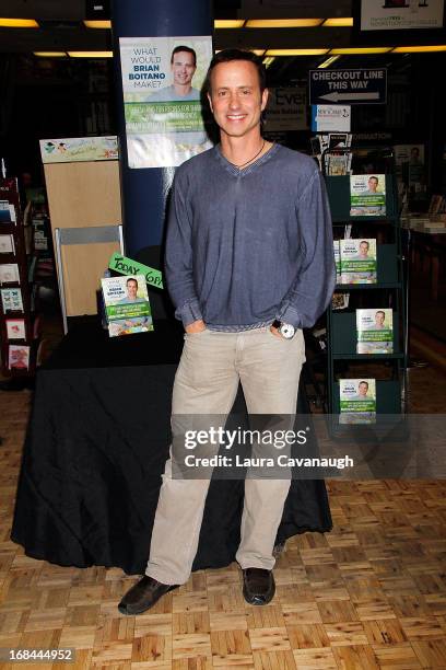 Brian Boitano promotes his new book "What Would Brian Boitano Make?" at Barnes & Noble, 5th Avenue and 18th Street on May 9, 2013 in New York City.