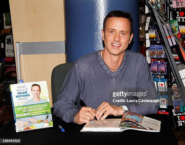 Brian Boitano promotes his new book "What Would Brian Boitano Make?" at Barnes & Noble, 5th Avenue and 18th Street on May 9, 2013 in New York City.