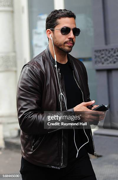 David Blaine is seen in Soho on May 9, 2013 in New York City.