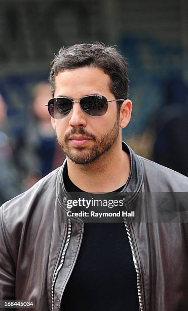 David Blaine is seen in Soho on May 9, 2013 in New York City.