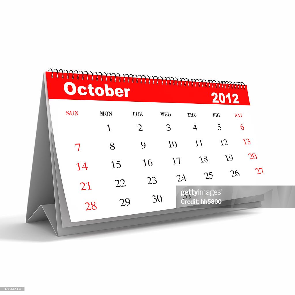 October 2012 - Calendar series