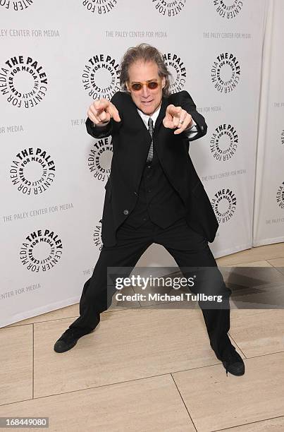 Comedian Richard Lewis arrives at the premiere of the TV special "American Masters Mel Brooks: Make A Noise" at The Paley Center for Media on May 9,...