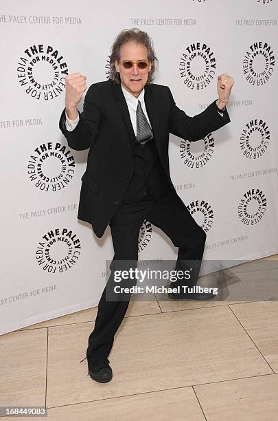 Comedian Richard Lewis arrives at the premiere of the TV special "American Masters Mel Brooks: Make A Noise" at The Paley Center for Media on May 9,...