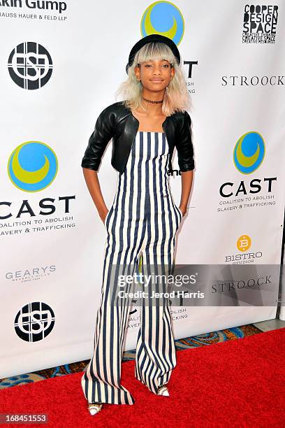 Willow Smith arrives at the Coalition To Abolish Slavery and Trafficking's 15th Annual From Slavery to Freedom gala at the Sofitel Hotel on May 9,...