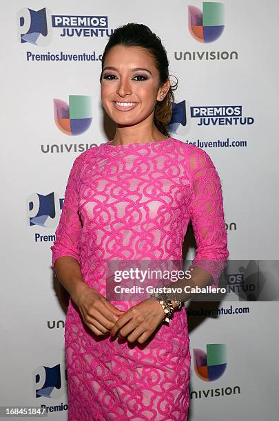 Antonietta Collins attends Univisions Premios Juventud Awards Nominees press conference at Univision Headquarters on May 9, 2013 in Miami, Florida.