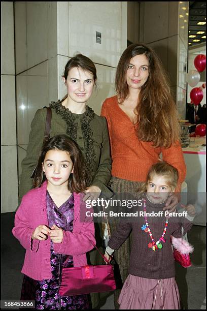 Princess Amedee De Clermont Tonnerre and Capucine De Rochambeau, Melanie Cartier-Bresson and daughter Natasha at The Arop Christmas Production Of...