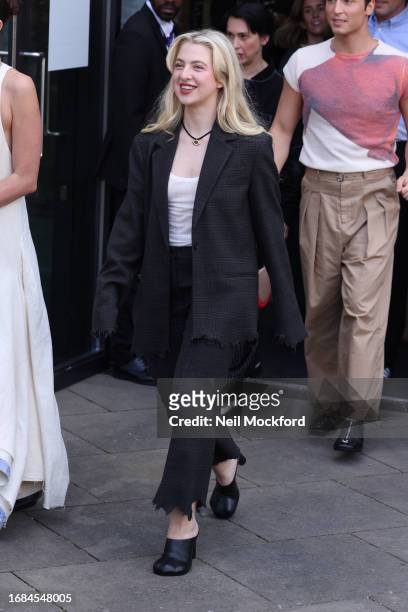 Anais Gallagher attends JW Anderson at Camden Roundhouse during London Fashion Week September 2023 on September 16, 2023 in London, England.