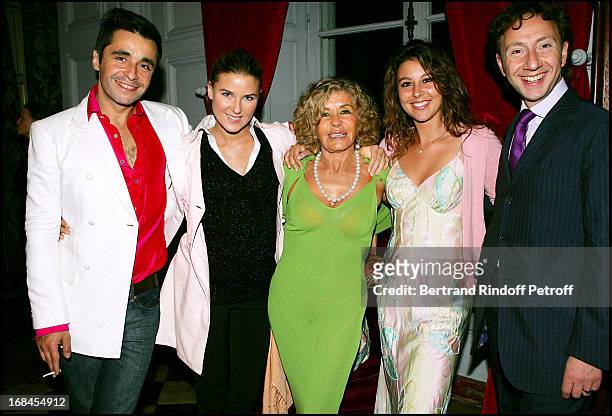 Micheline Roquebrune, Stephanie and Eve Anna Renouvin, Ariel Wizman and Stephane Bern at Sean Connery And Micheline Roquebrune 30 Year Anniversary...