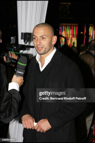 Djamel Bouras - premiere of the movie "Indigenes" by Rachid Bouchareb at the UGC Normandie on the Champs Elysees in Paris.