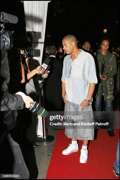 Joey Starr - premiere of the movie "Indigenes" by Rachid Bouchareb at the UGC Normandie on the Champs Elysees in Paris.