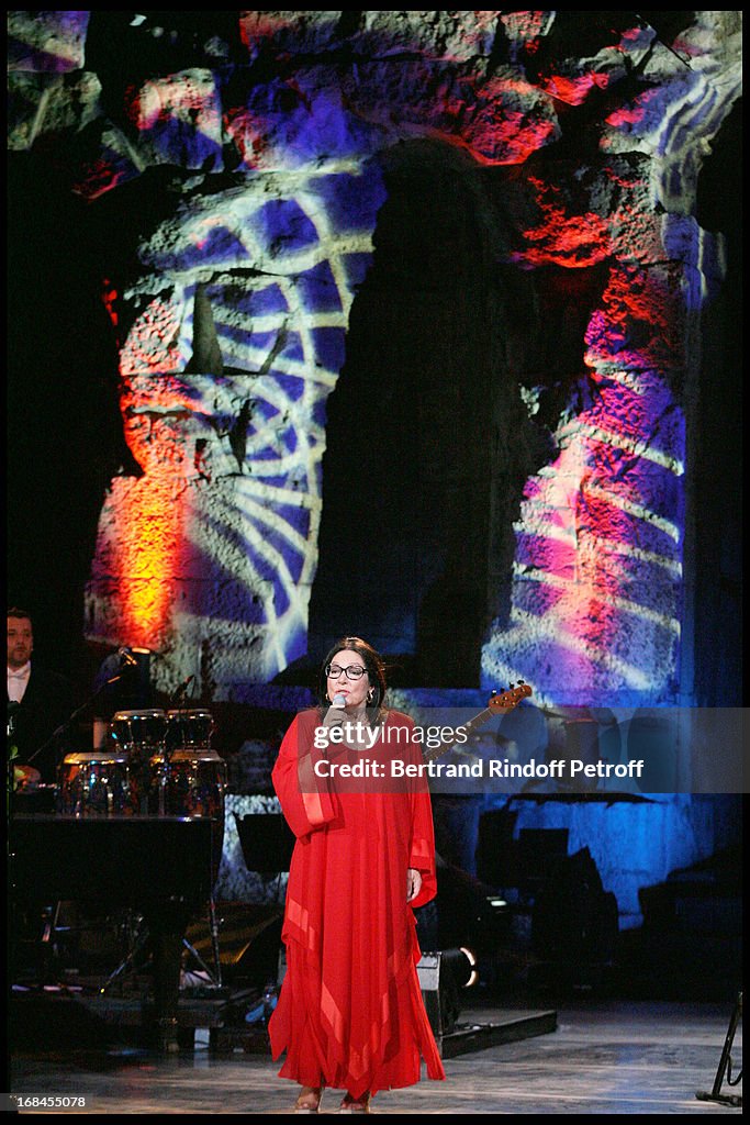 Nana Mouskouri's Farewell Concert At Odeon Herodes Atticus In Athens