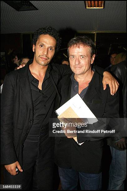 Sami Bouajila and Patrice Chereau - premiere of the movie "Indigenes" by Rachid Bouchareb at the UGC Normandie on the Champs Elysees in Paris.
