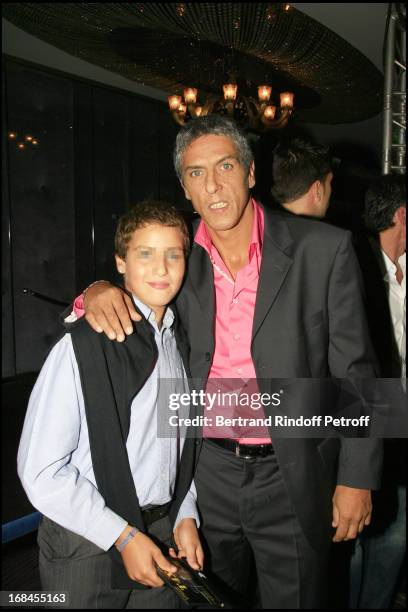 Samy Naceri and son Julian - premiere of the movie "Indigenes" by Rachid Bouchareb at the UGC Normandie on the Champs Elysees in Paris.