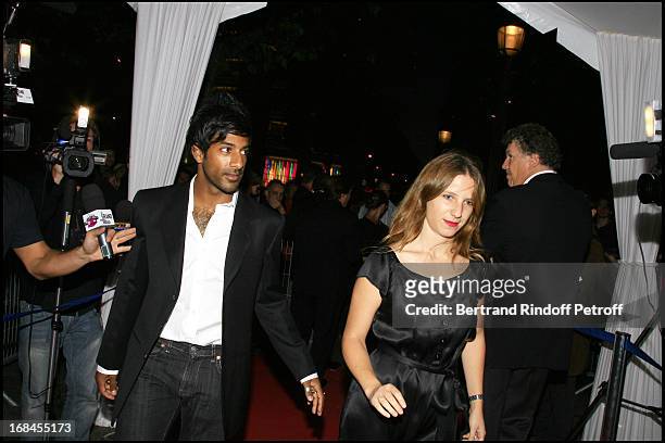Vikash Dhorasoo - premiere of the movie "Indigenes" by Rachid Bouchareb at the UGC Normandie on the Champs Elysees in Paris.