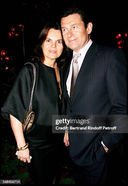Martine and Rene De Menthon at Dinner At Maxim's Organised by SAS The Princess Maria Von Thurn Und Taxis .