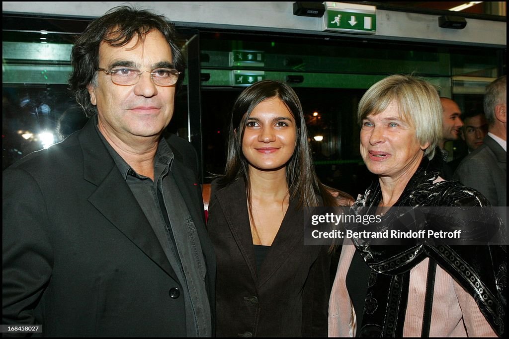 Alice Ruffo Professor Marcel Rufo and daughter Alice and Veronique Poivre d'Arvor ...