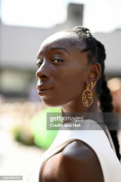 Eunice Olumide MBE attends the Roksanda show during London Fashion Week September 2023 at on September 16, 2023 in London, England.