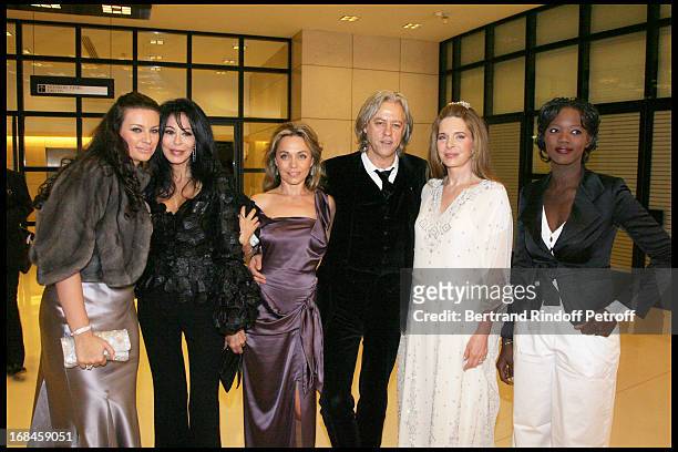 Princess Kasia Al Thani, Yamina Benguigui, Jeanne Marine and Bob Geldof, Queen Noor of Jordan and Rama Yade at 2nd International Encounters Of Cinema...