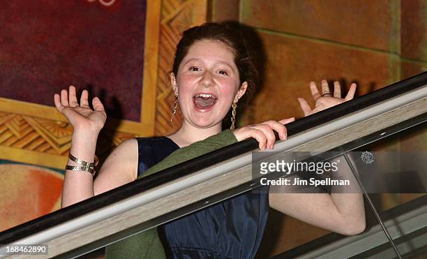 Actress Emma Kenney attends the "Star Trek Into Darkness" screening at AMC Loews Lincoln Square on May 9, 2013 in New York City.