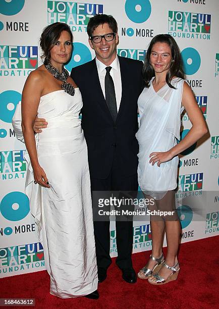 Actress and founder of the Joyful Heart Foundation Mariska Hargitay, musician Harry Connick Jr and daughter attend the 2013 Joyful Heart Foundation...