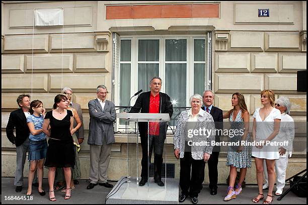 Roman Polanski, daughter Morgane, Marie Amelie Seigner, Marcel Bezonnet, Francis Perrin, Francoise Seigner, Jean Tiberi, Mathilde Seigner, Emmanuelle...