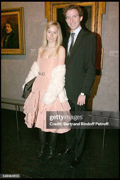 Ludovic Watine Arnault and his sister Stephanie at Private Viewing Of The Exhibition "Picasso Et Les Maitres" At Grand Palais In paris.