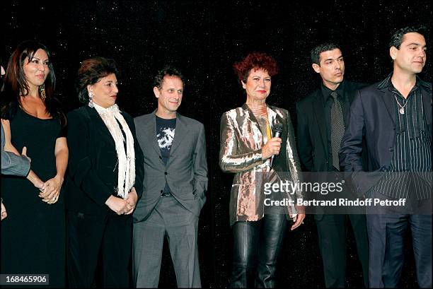 Sabrina Ferilli , Joyce Bunuel and Charles Berling , Pascale Breugnot and Alessandro Gassman and Arndu Giovaninetti at "Dalida" TV Film Tribute To...